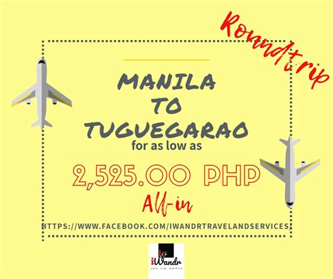 plane ticket manila to tuguegarao